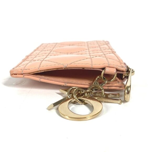 CHRISTIAN DIOR LADYDIOR Cannage Wallet Coin Compartment coin purse - Picture 3 of 12